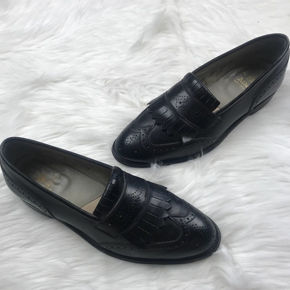 alden black shoes
